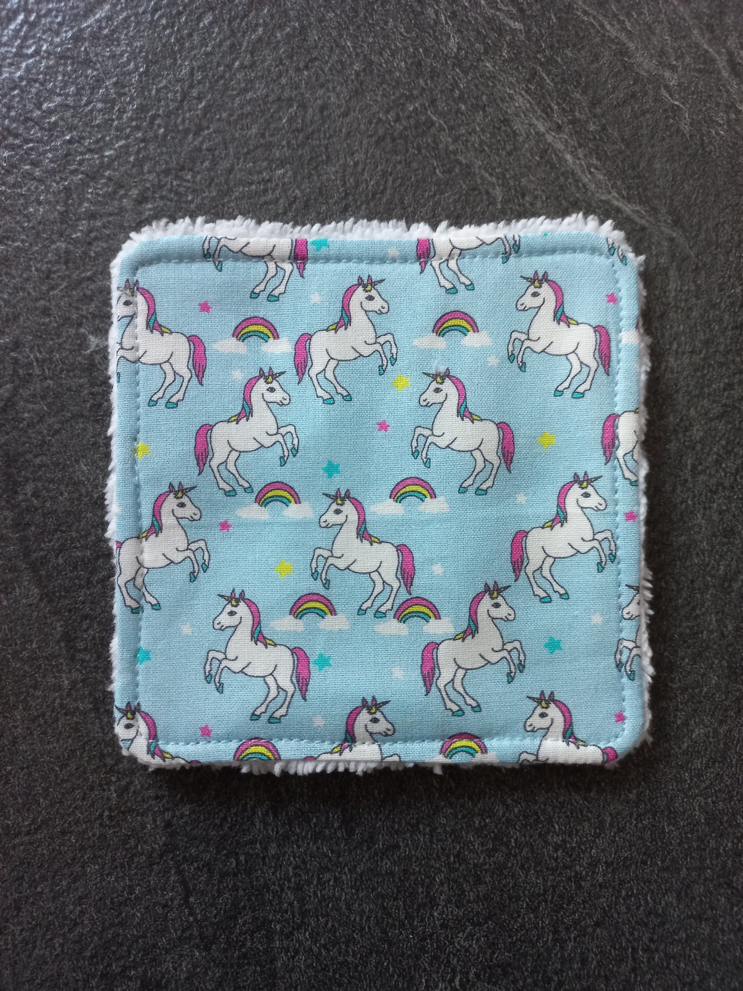 Lot de 4 lingettes licornes