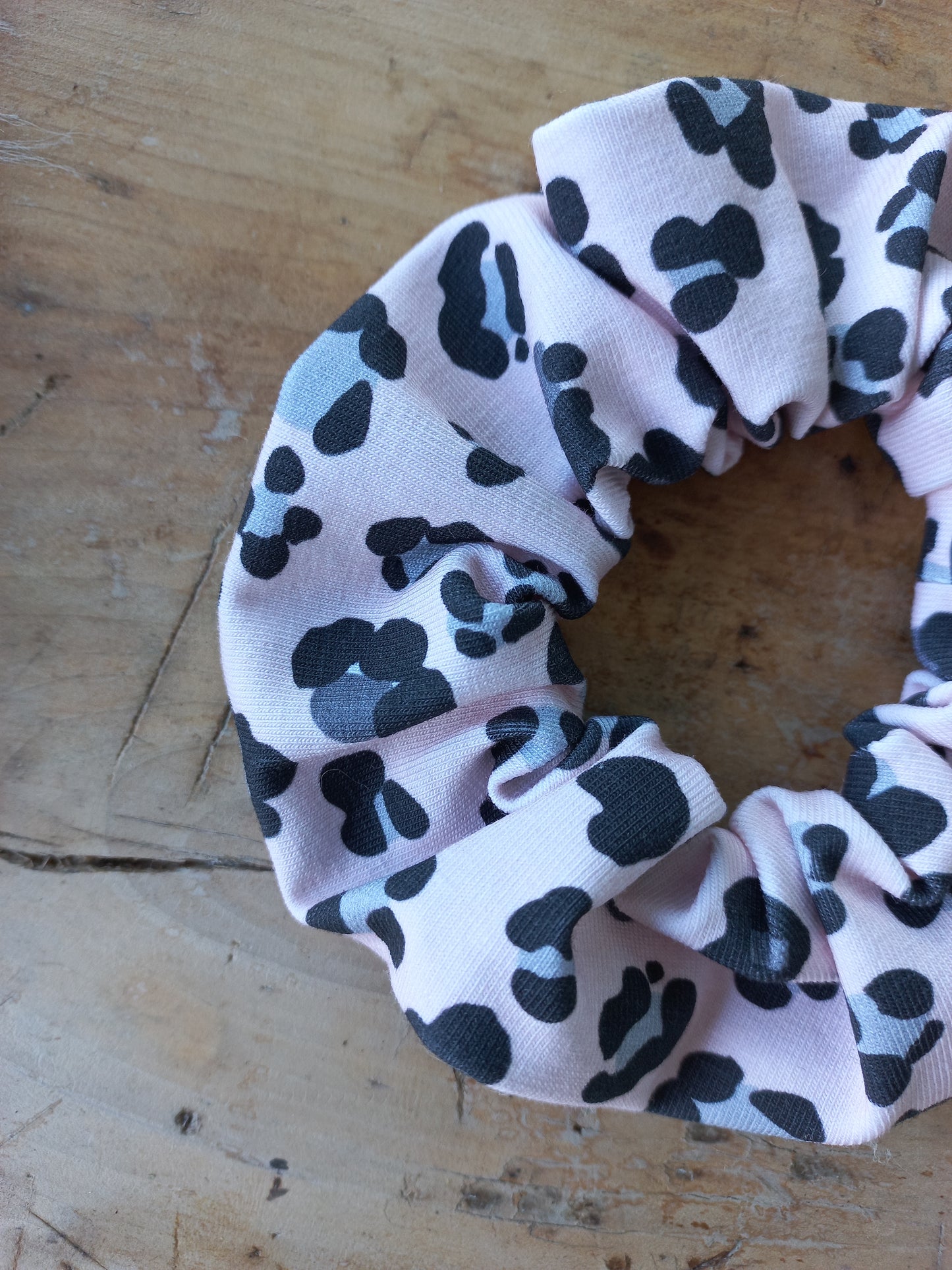 Chouchou jersey léopard