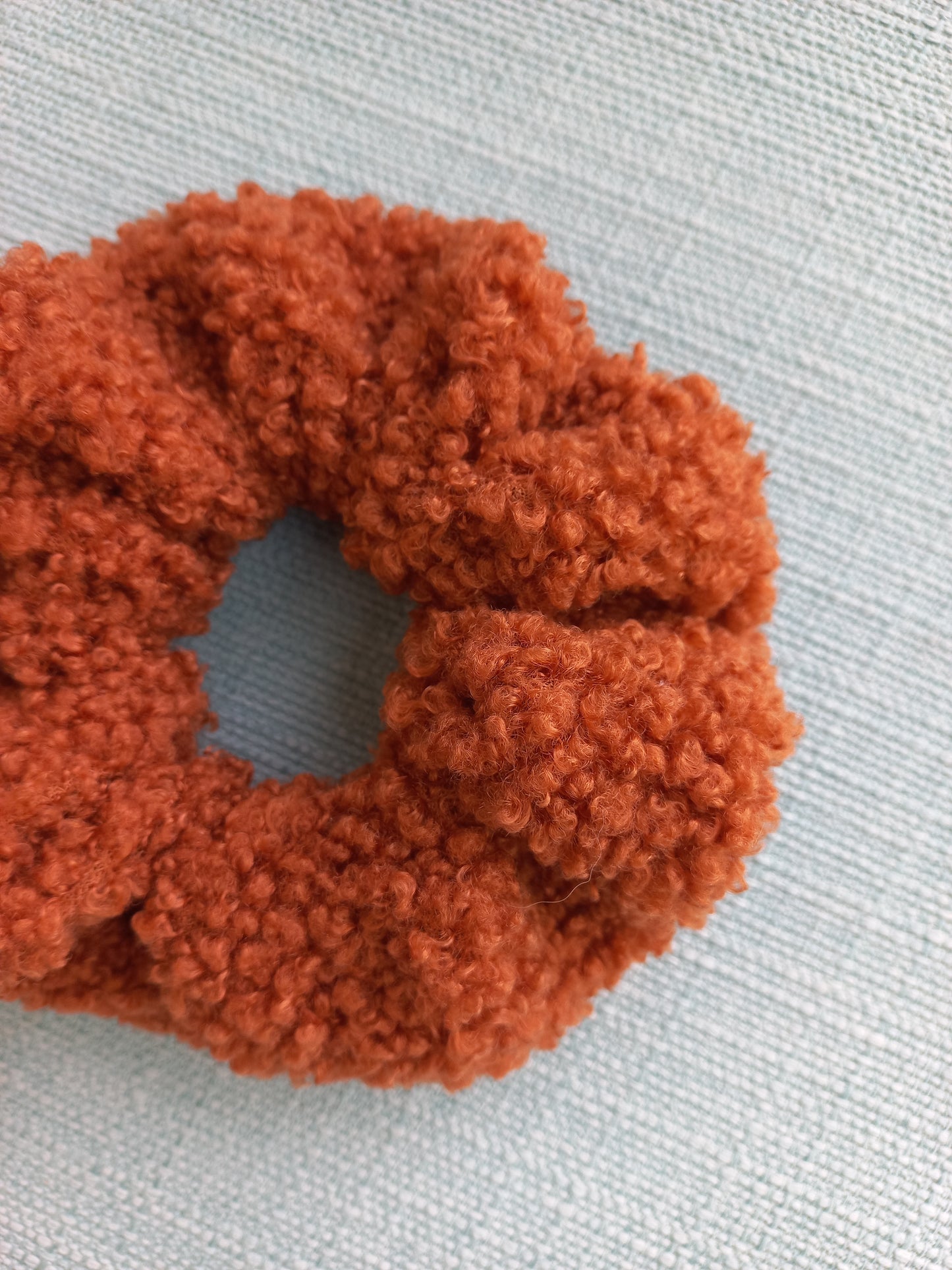 Chouchou fourrure synthétique sherpa