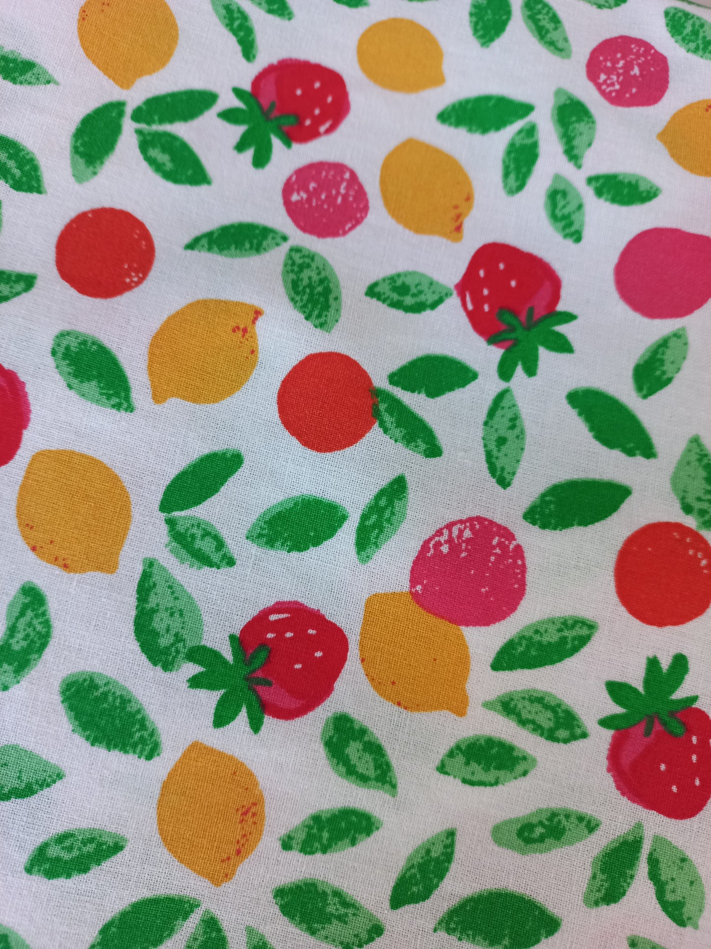 Ensemble 2 couvercles alimentaires imprimé fruits
