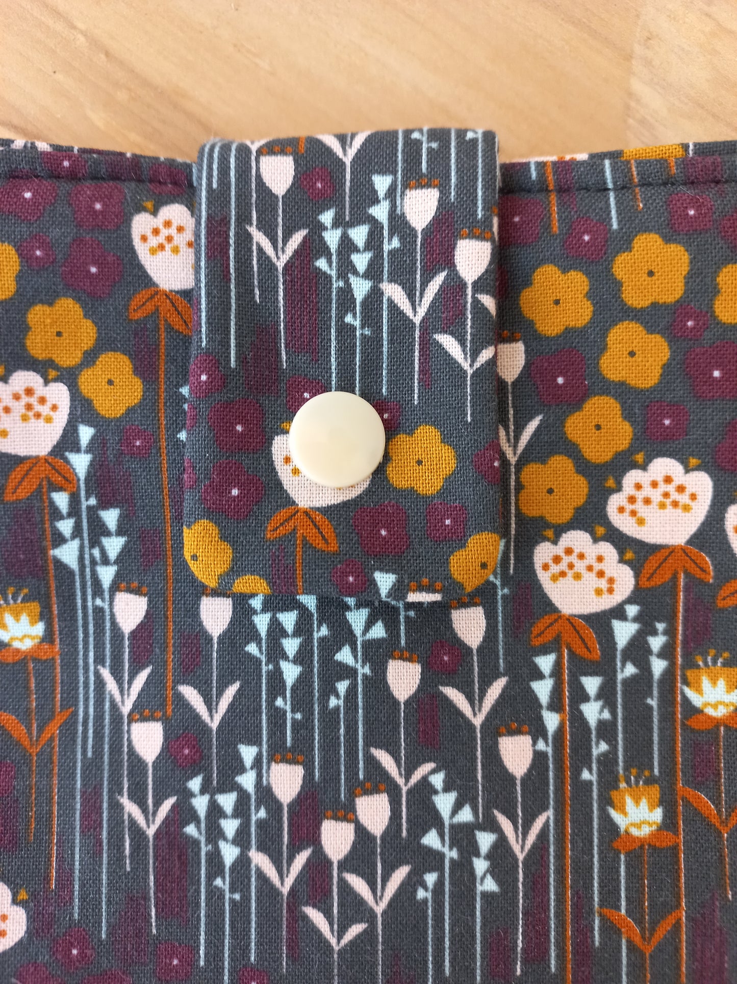 Pochette à liseuses fleurs