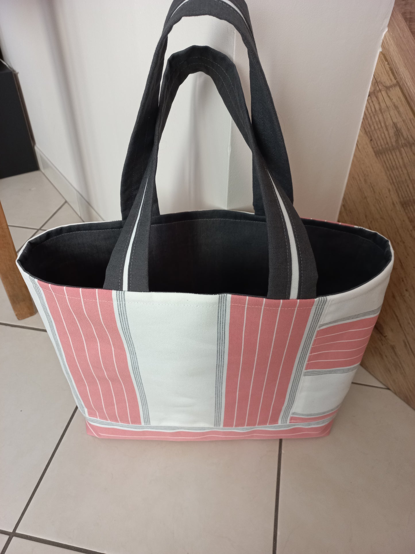 Sac cabas plage grand format