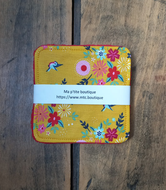 Lot de 4 lingettes
