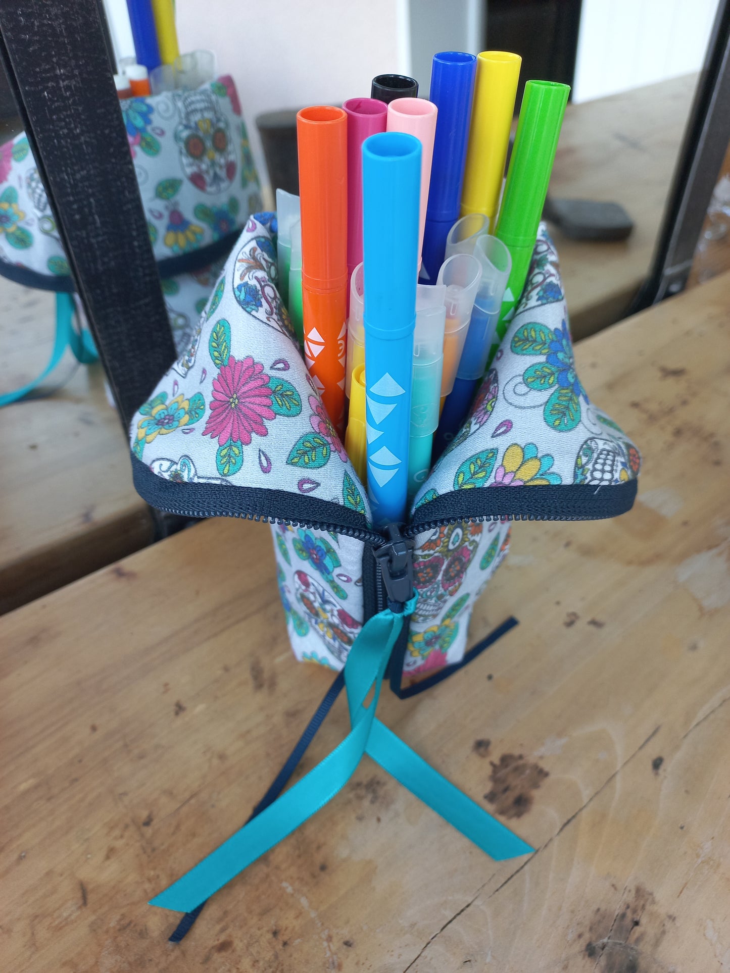 Trousse multi-usages têtes de mort