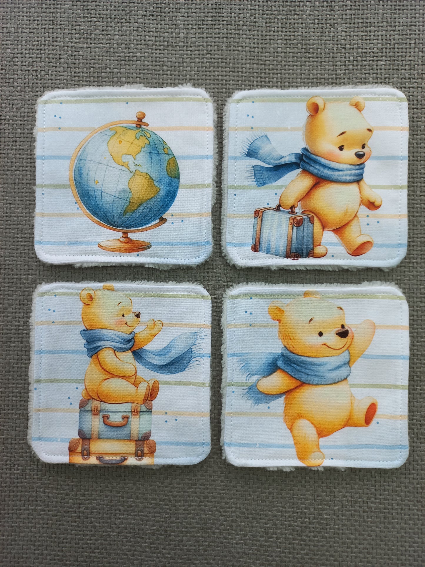Lot de 4 lingettes