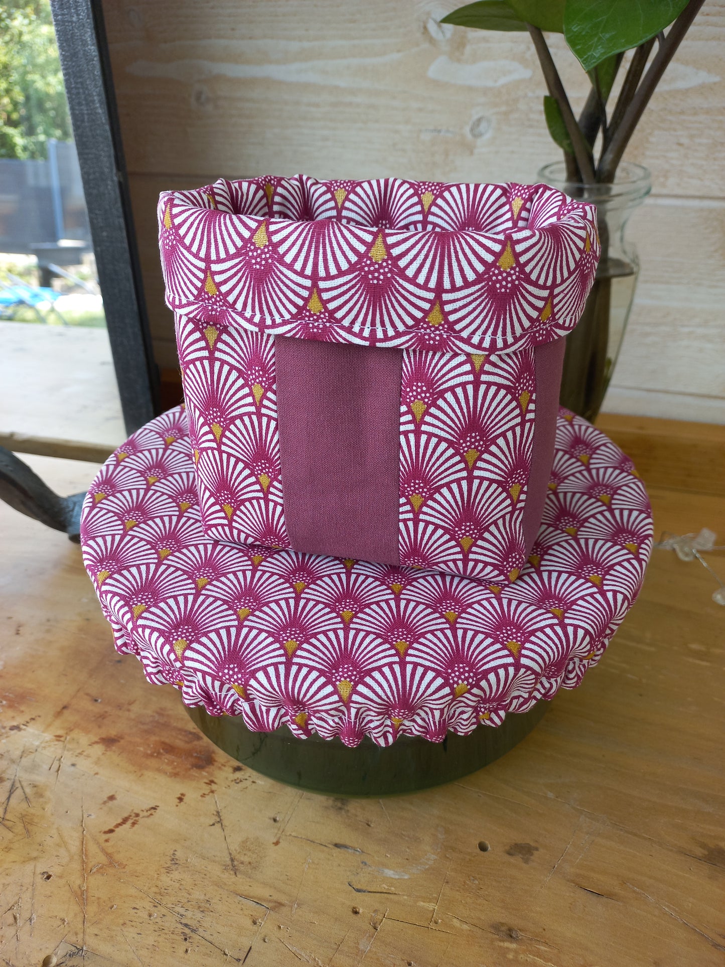 Couvercle alimentaire et panier assorti