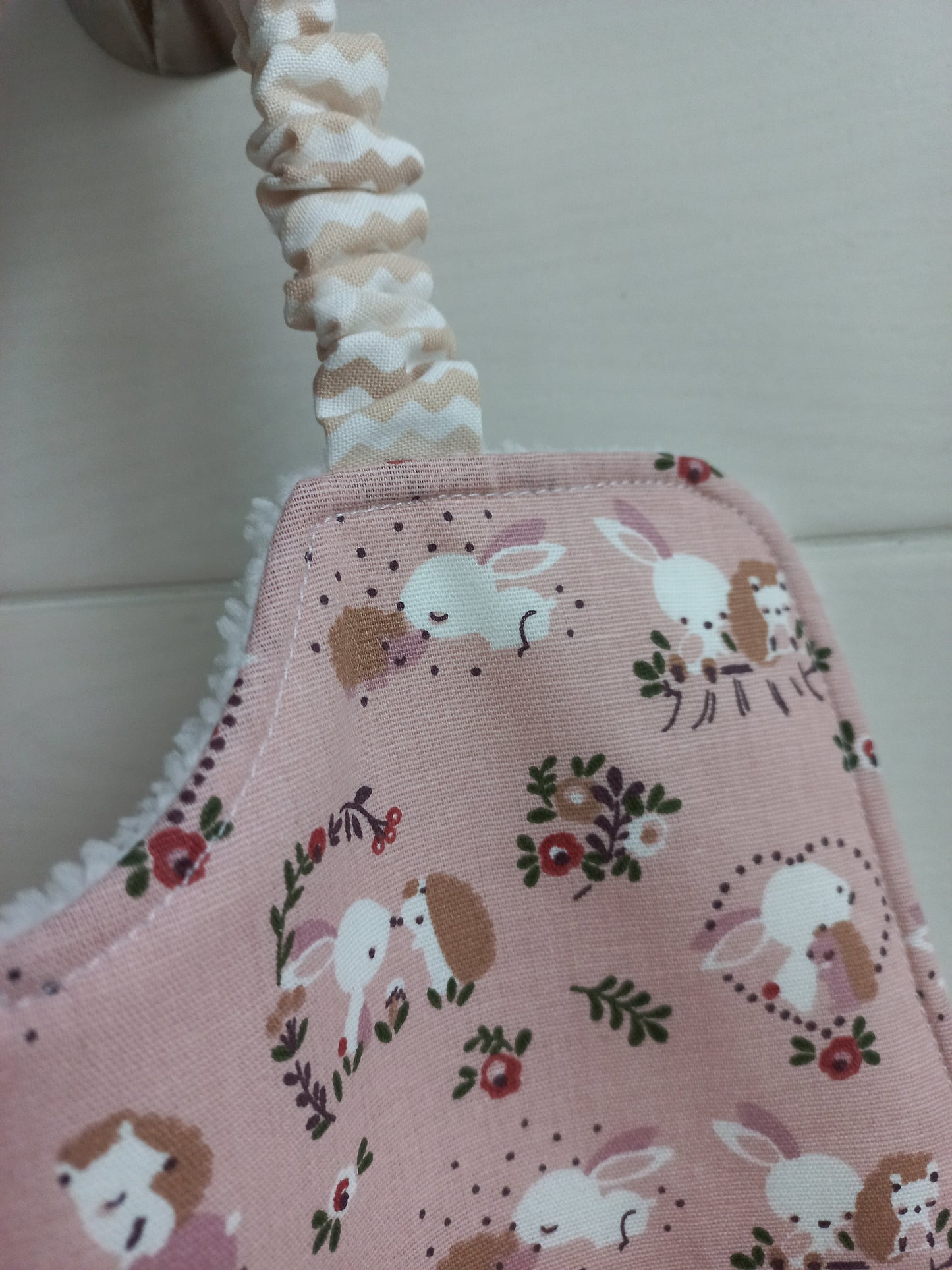 Bavoir à élastique fille