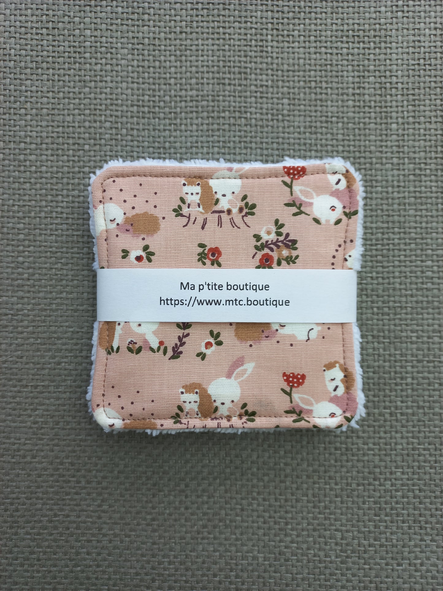 Lot de 4 lingettes fille