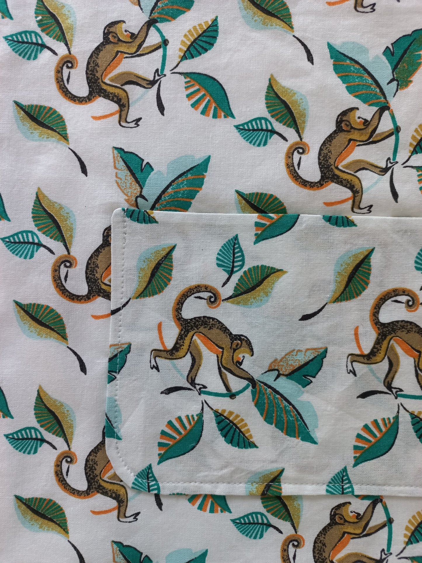 Bavoir à élastique singes