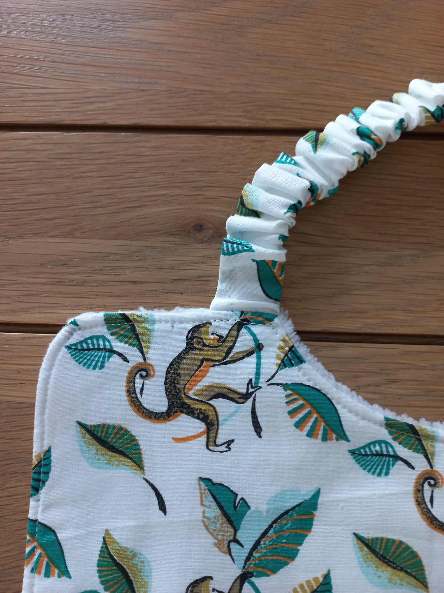 Bavoir à élastique singes