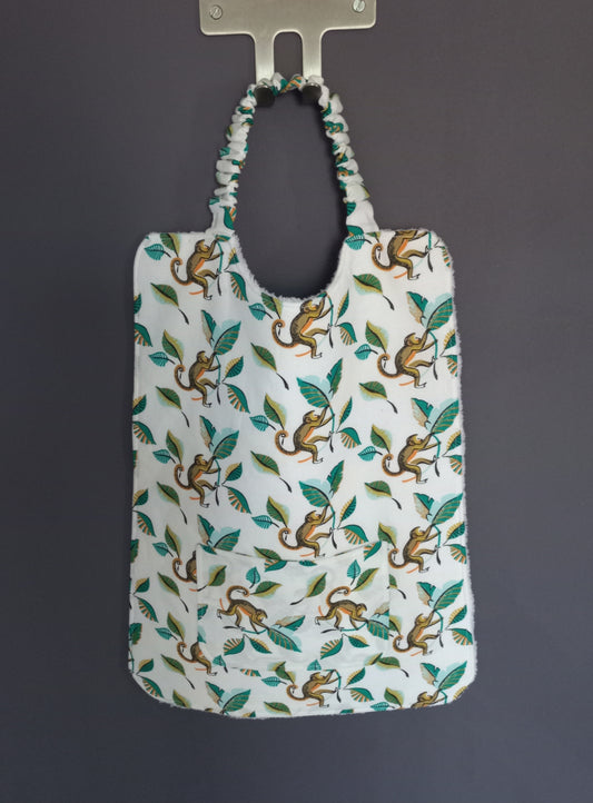 Bavoir à élastique singes