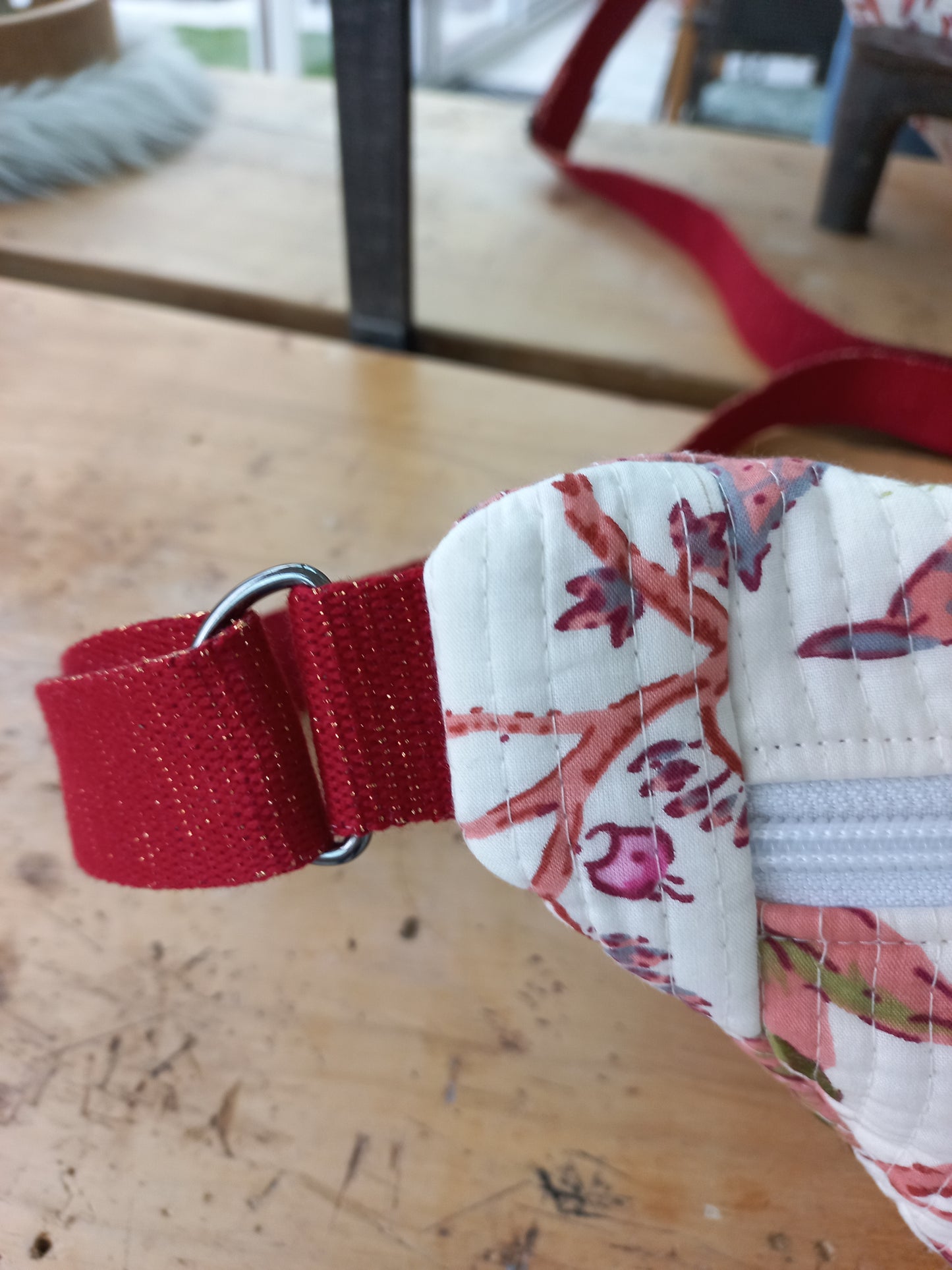 Sac banane tissu indien matelassé