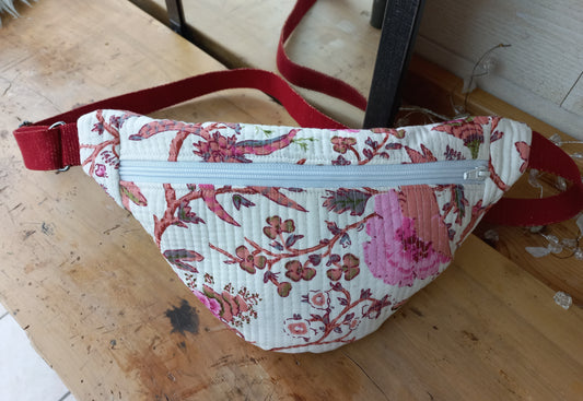 Sac banane tissu indien matelassé