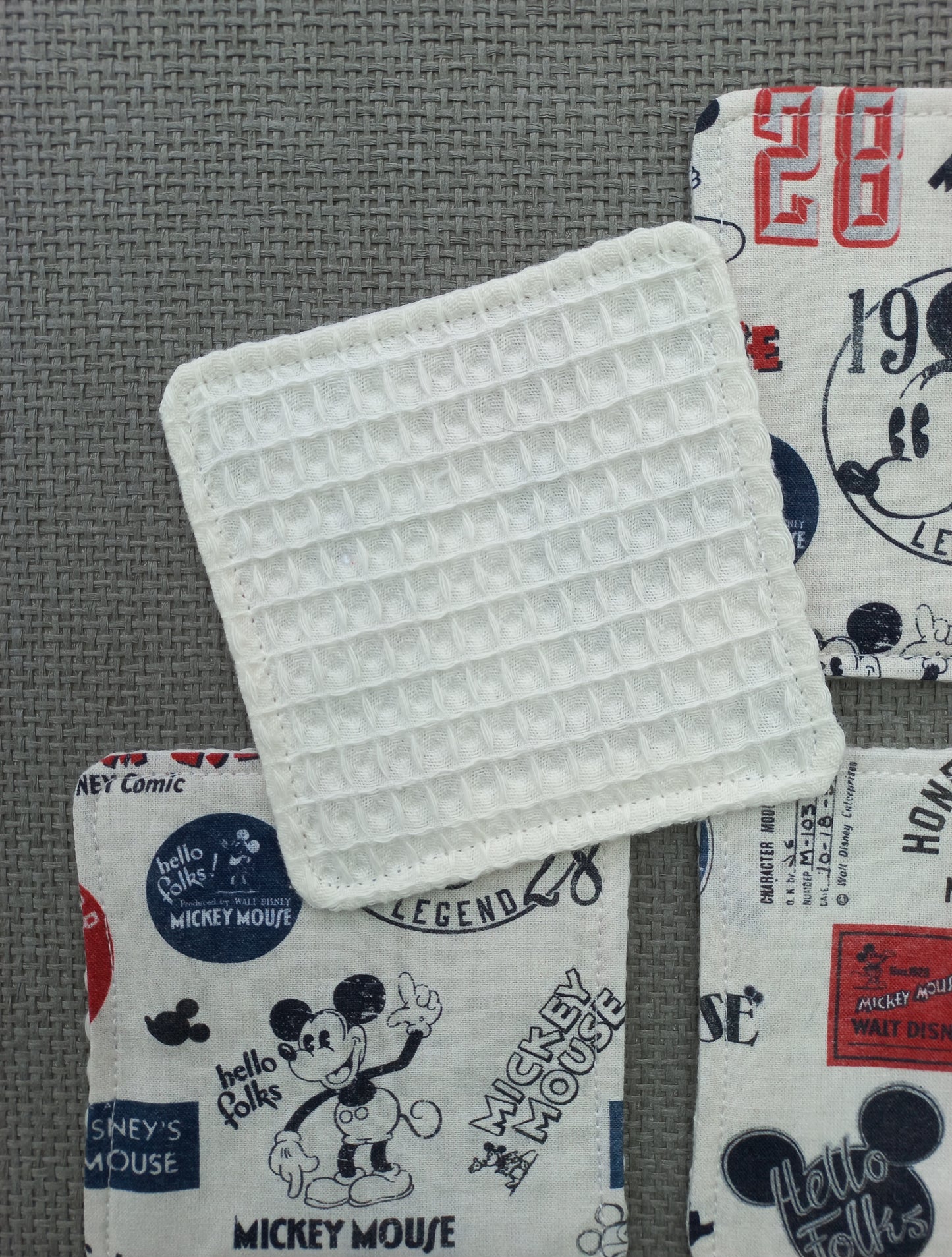 Lot de 4 lingettes Mickey