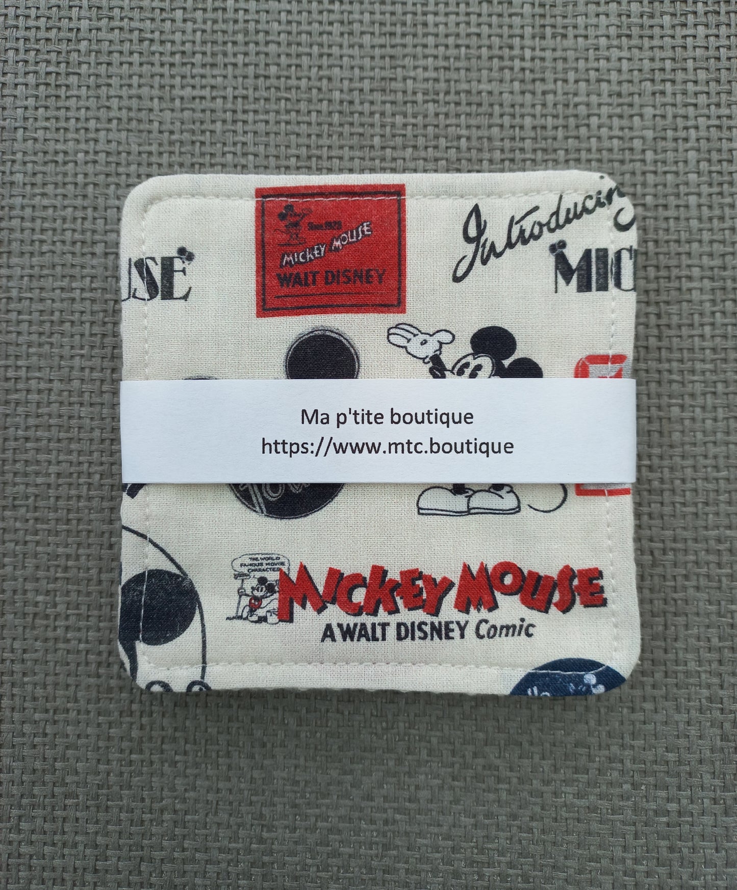 Lot de 4 lingettes Mickey