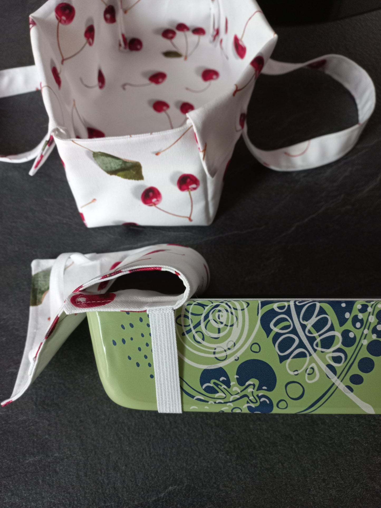 Sac à cake imprimé cerises