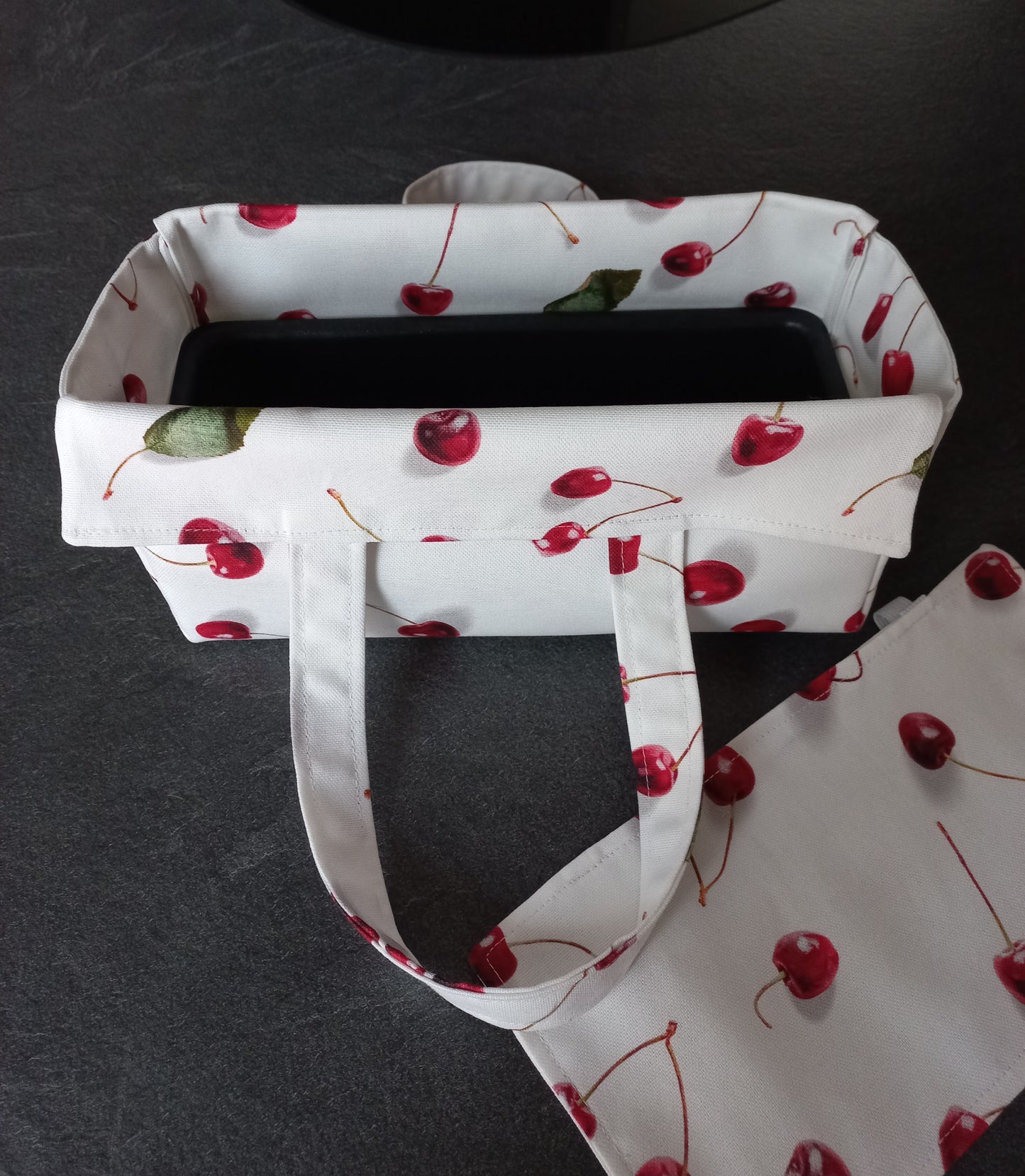 Sac à cake imprimé cerises