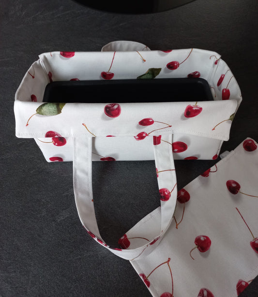 Sac à cake imprimé cerises