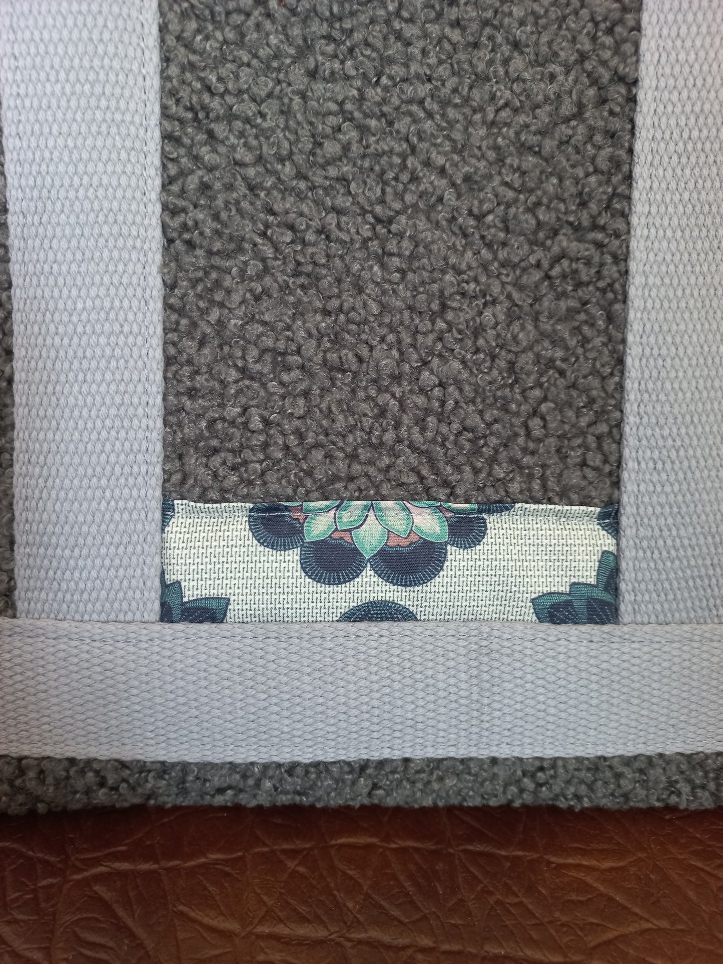 Sac cabas petit format sherpa et coton