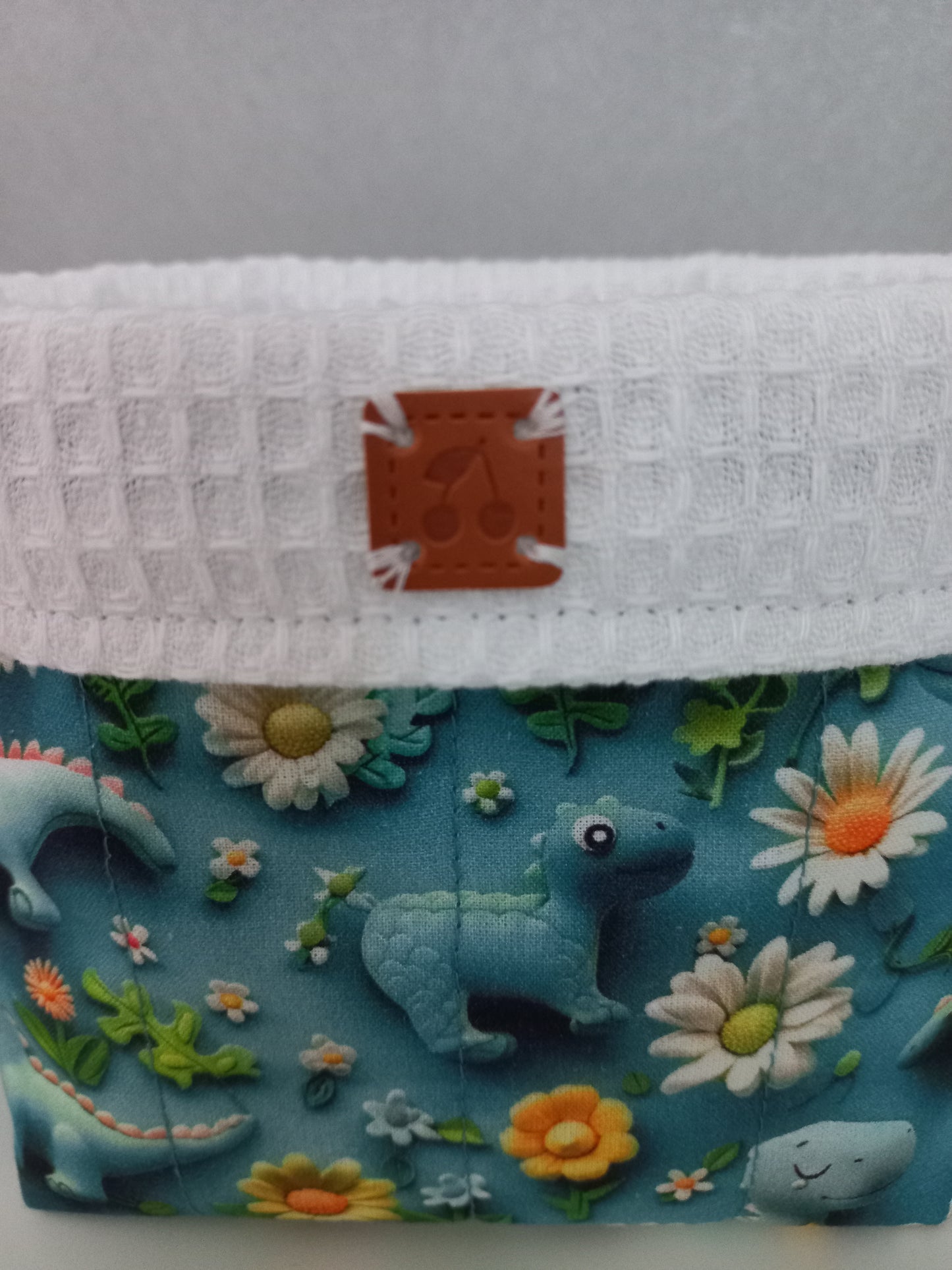 Panier + 8 lingettes dinosaures