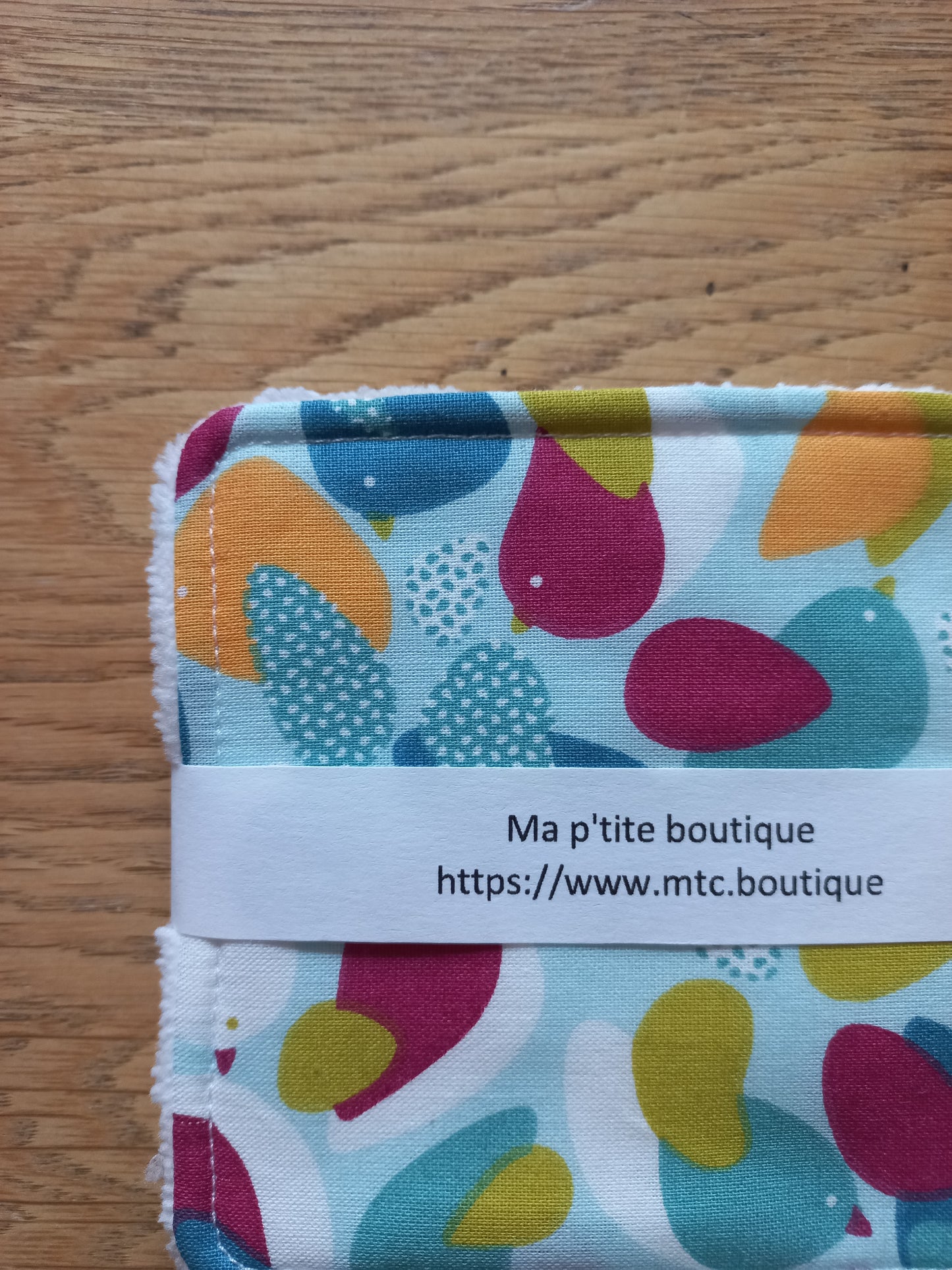 Lot de 4 lingettes oiseaux stylisés