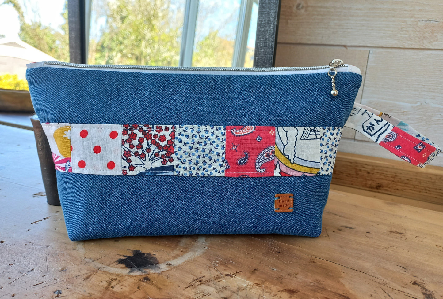 Trousse jean et tissu