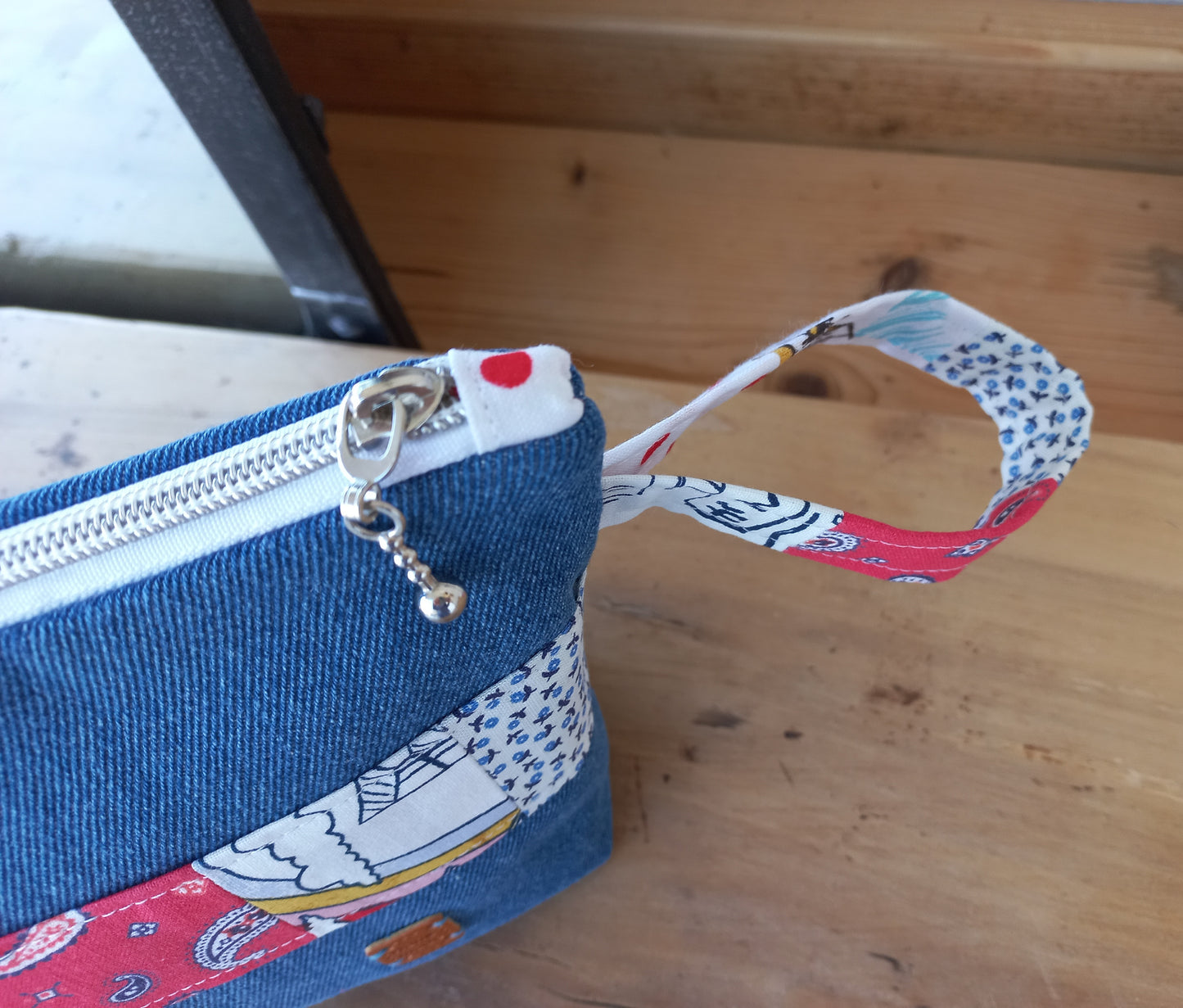 Trousse jean et tissu