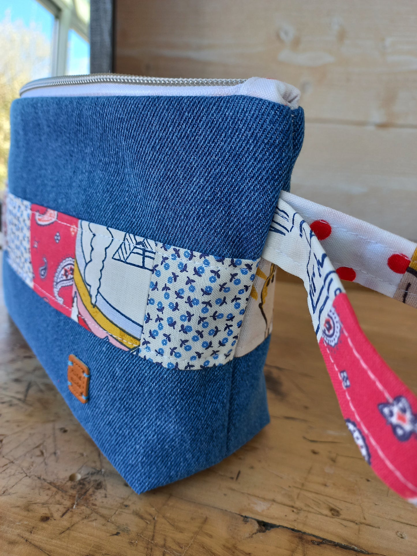 Trousse jean et tissu
