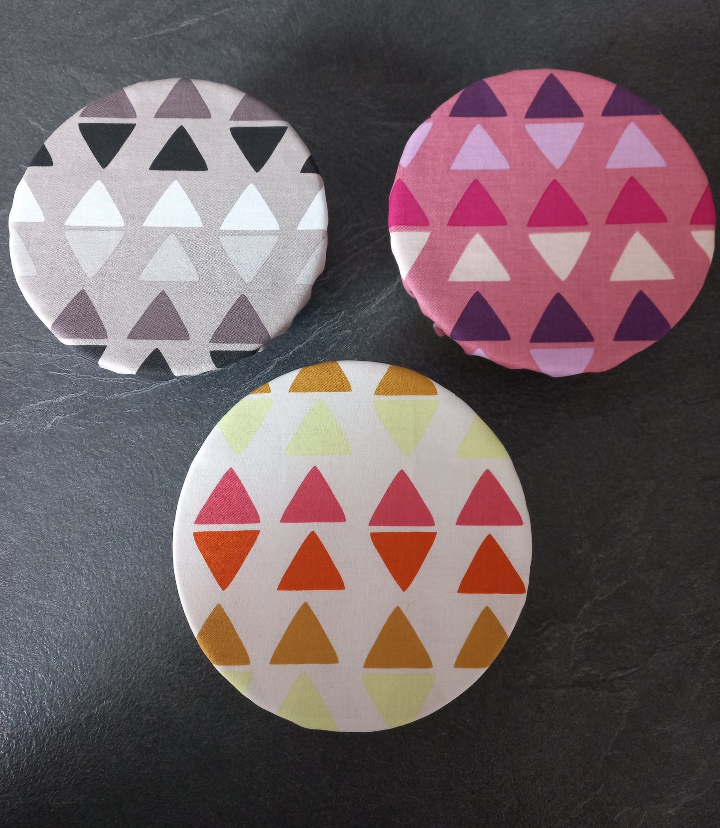 Lot de 3 couvercles alimentaires assortis