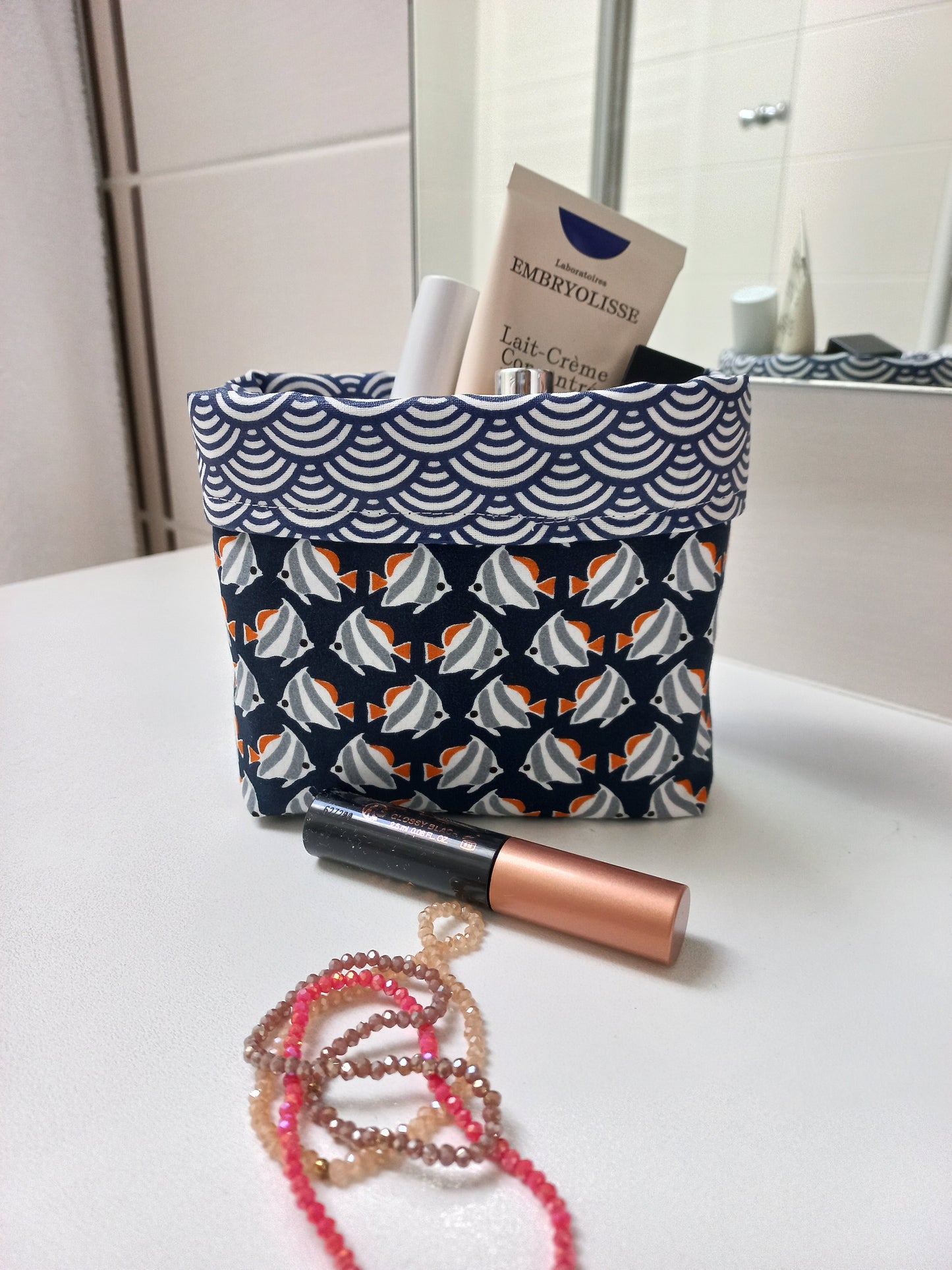 Panier multi-usages coton enduit