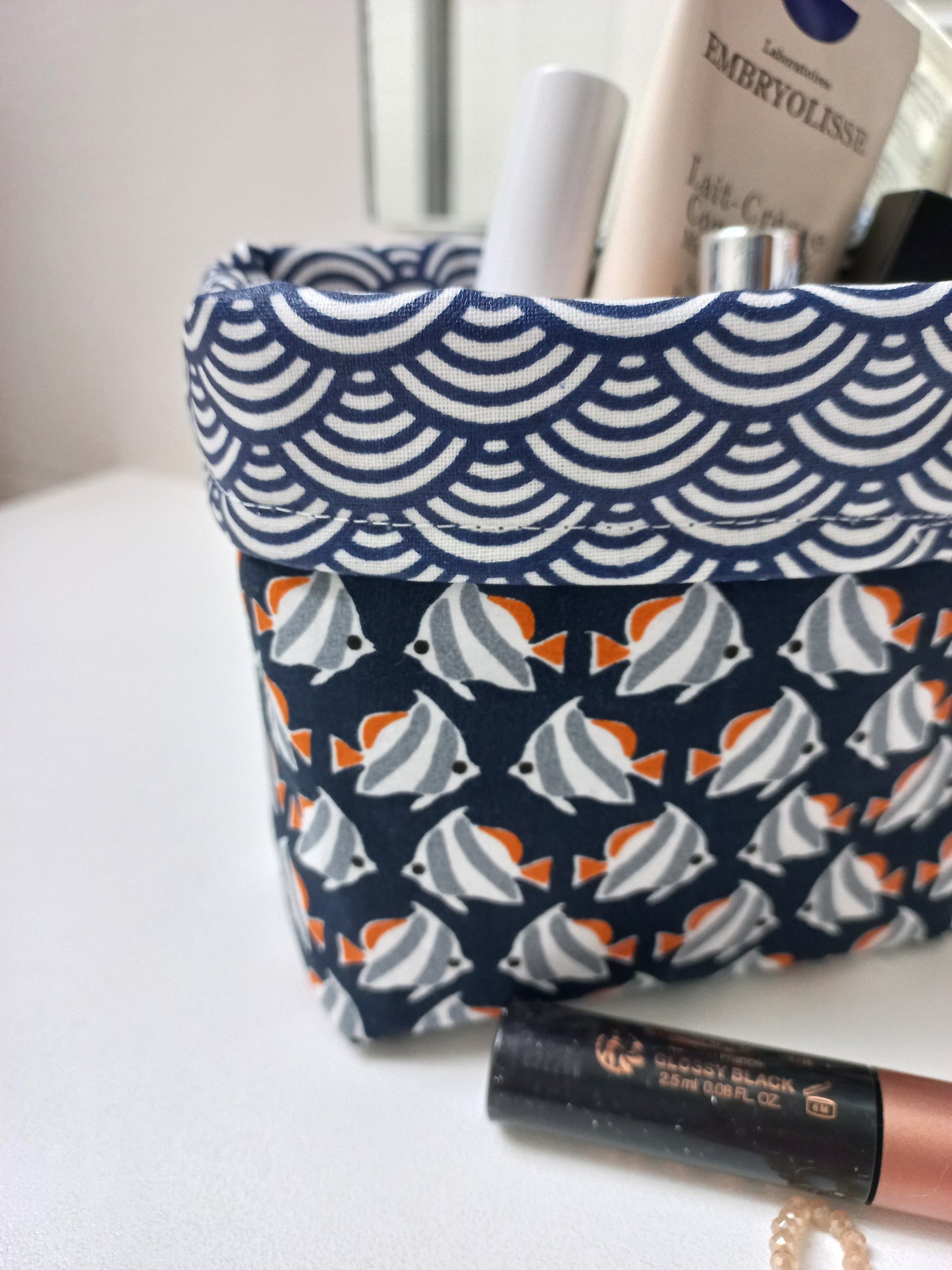 Panier multi-usages coton enduit