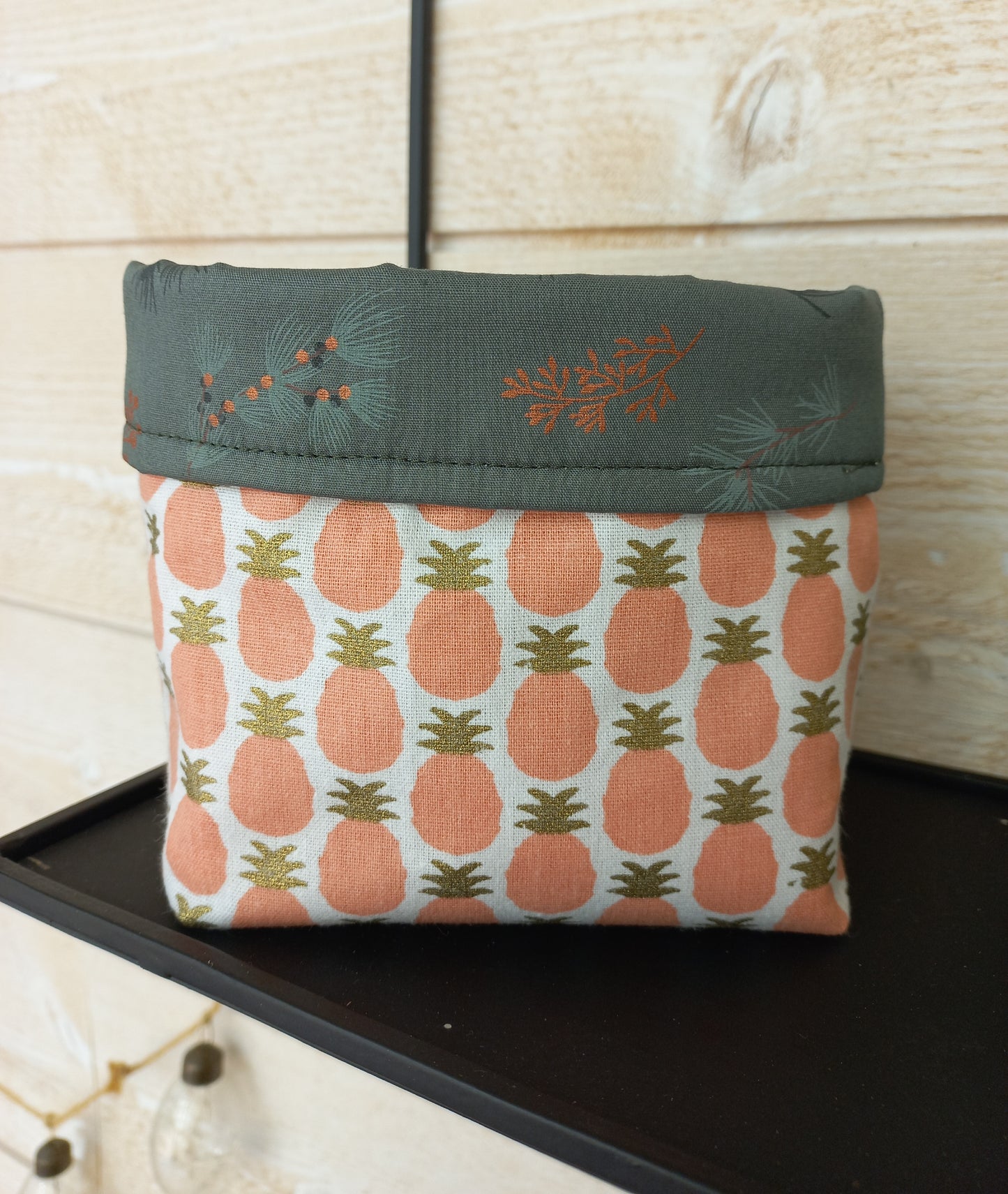 Panier multi-usages réversible ananas
