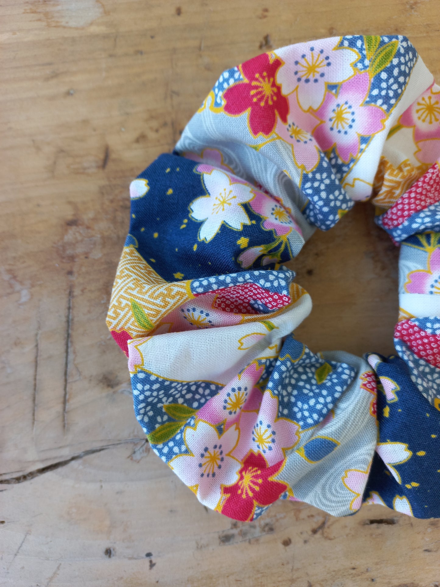 Chouchou tissu japonais