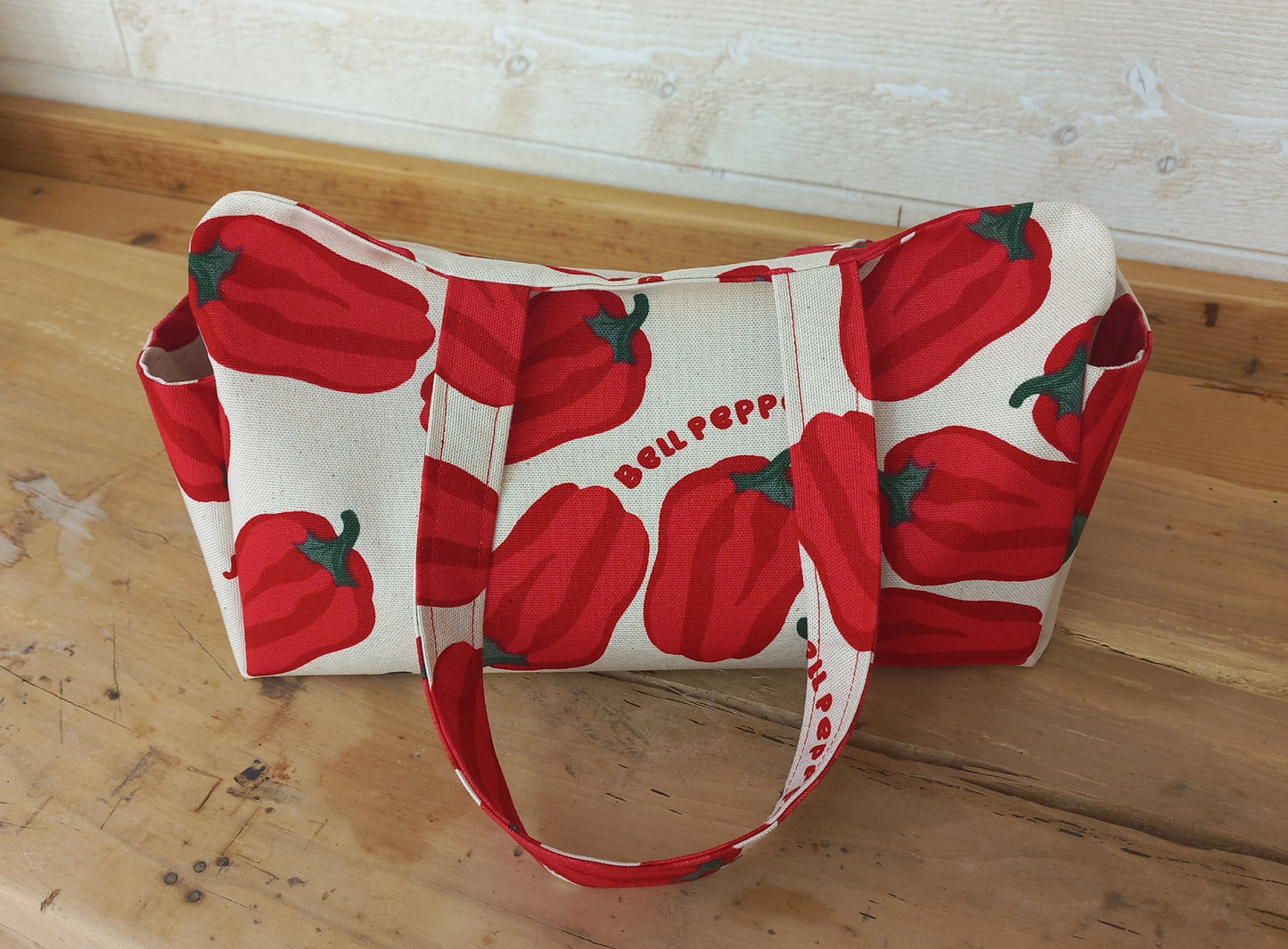 Sac de transport pour cakes imprimé poivrons