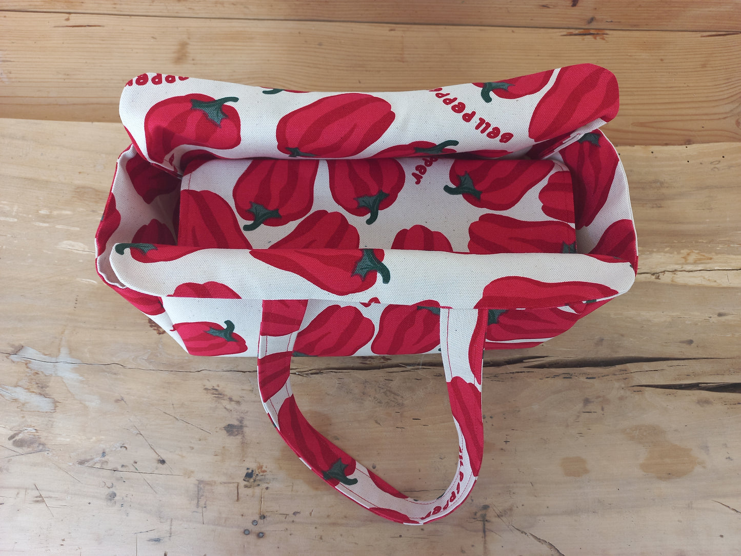 Sac de transport pour cakes imprimé poivrons