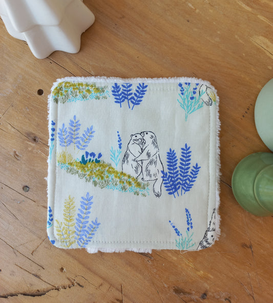 Lot de 4 lingettes marmottes