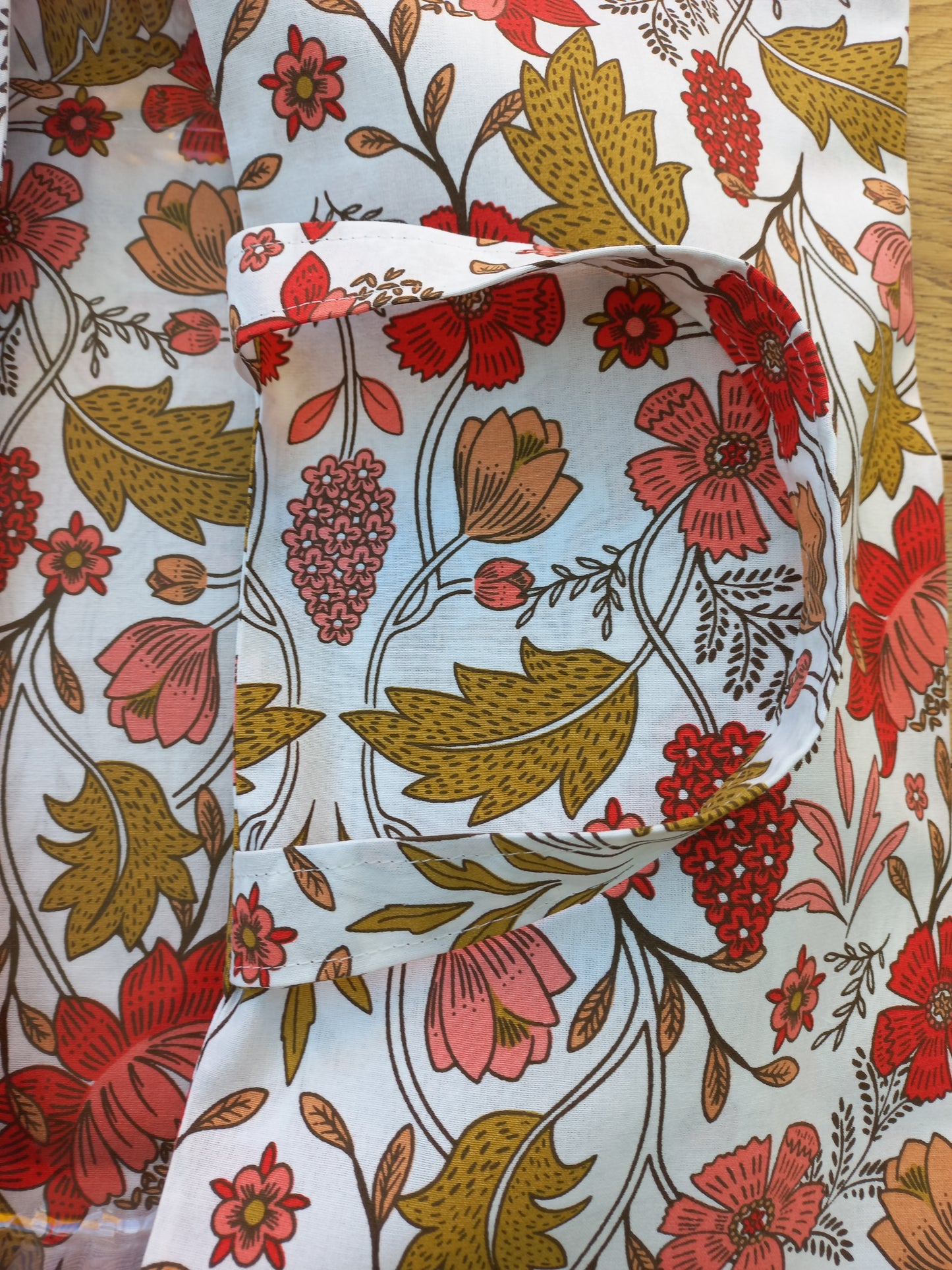 Sac à gâteaux, quiches et tartes motifs fleurs