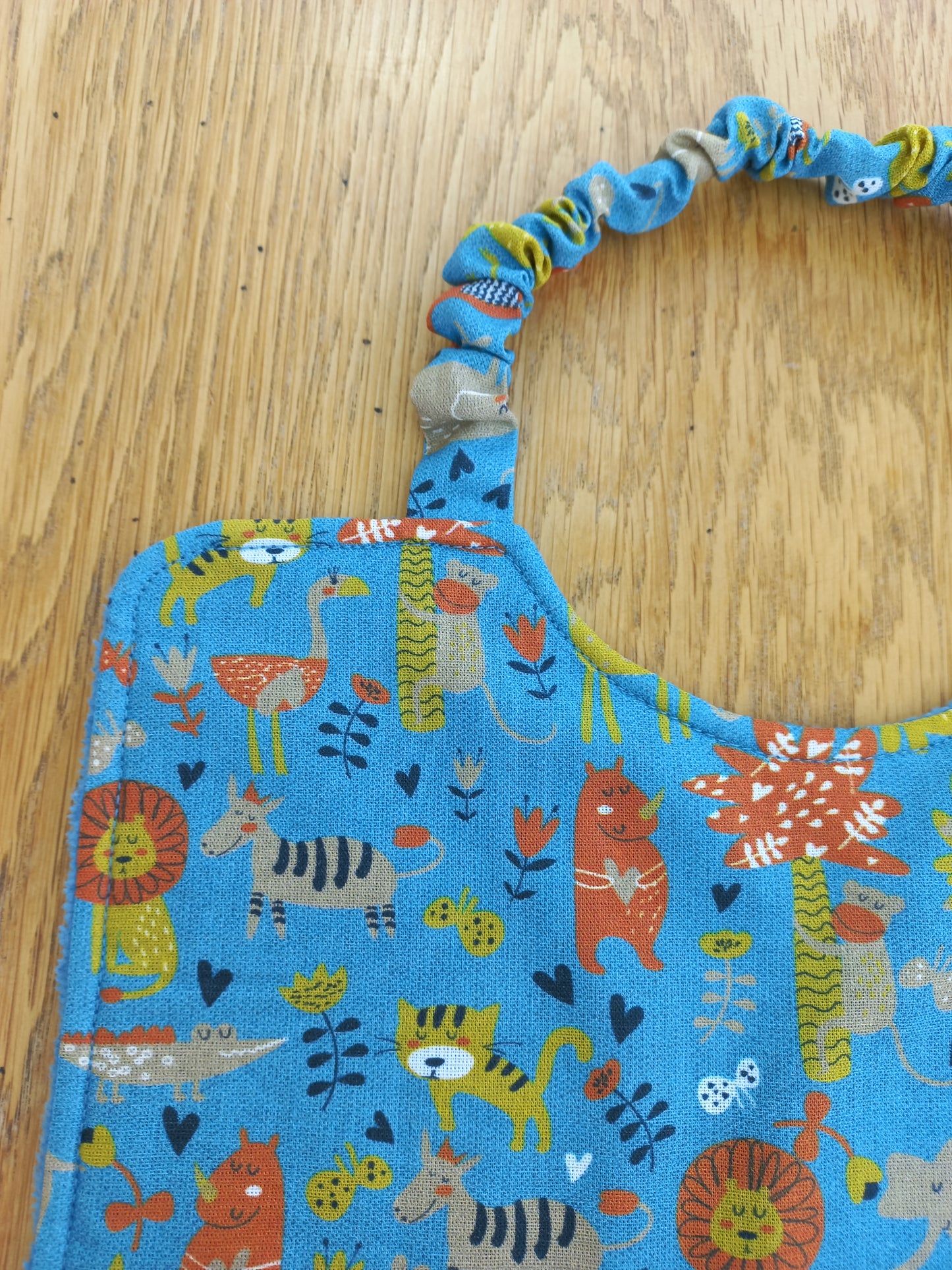 Bavoir à élastique animaux