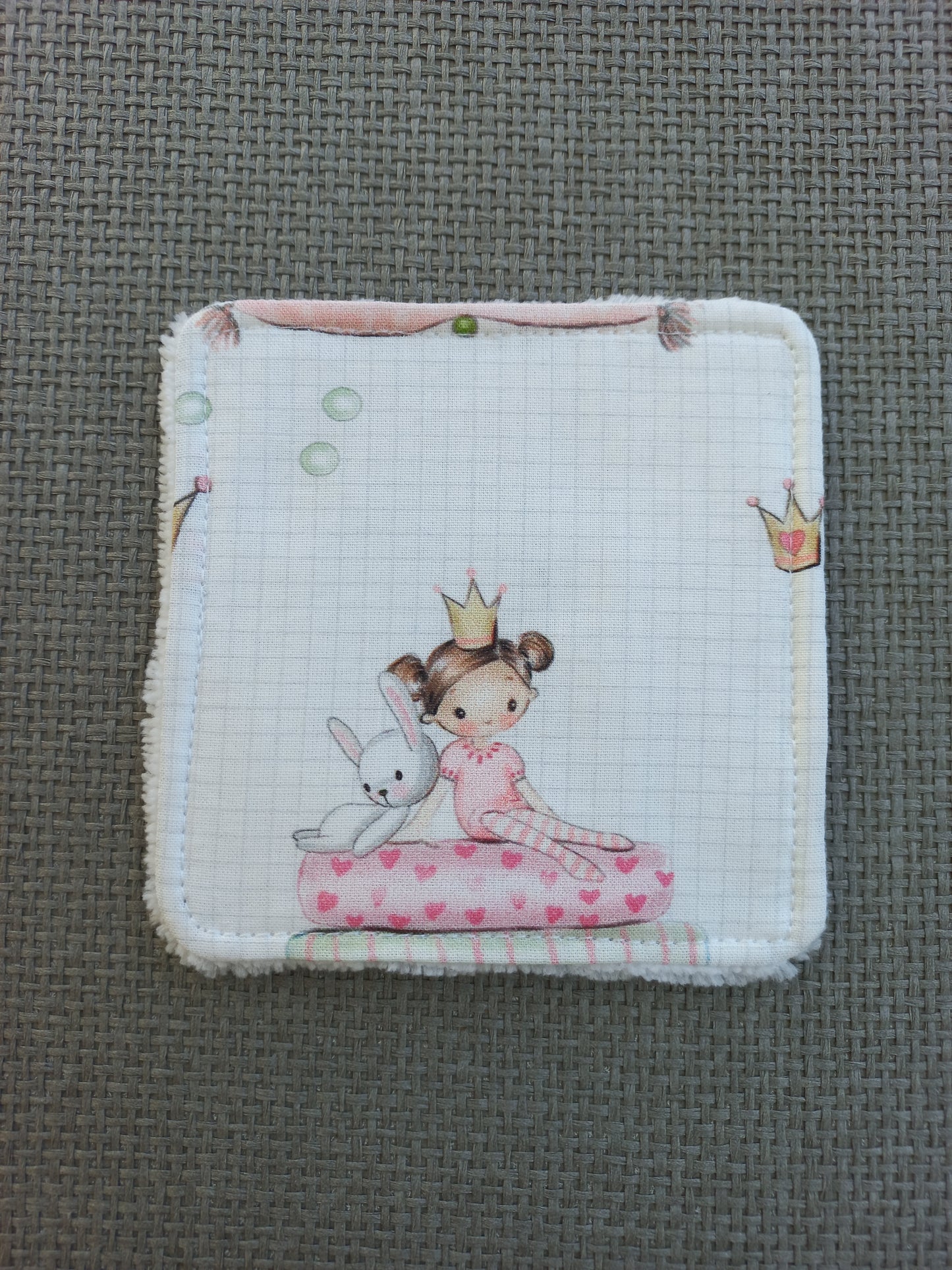 Lot de 4 lingettes filles princesses fées