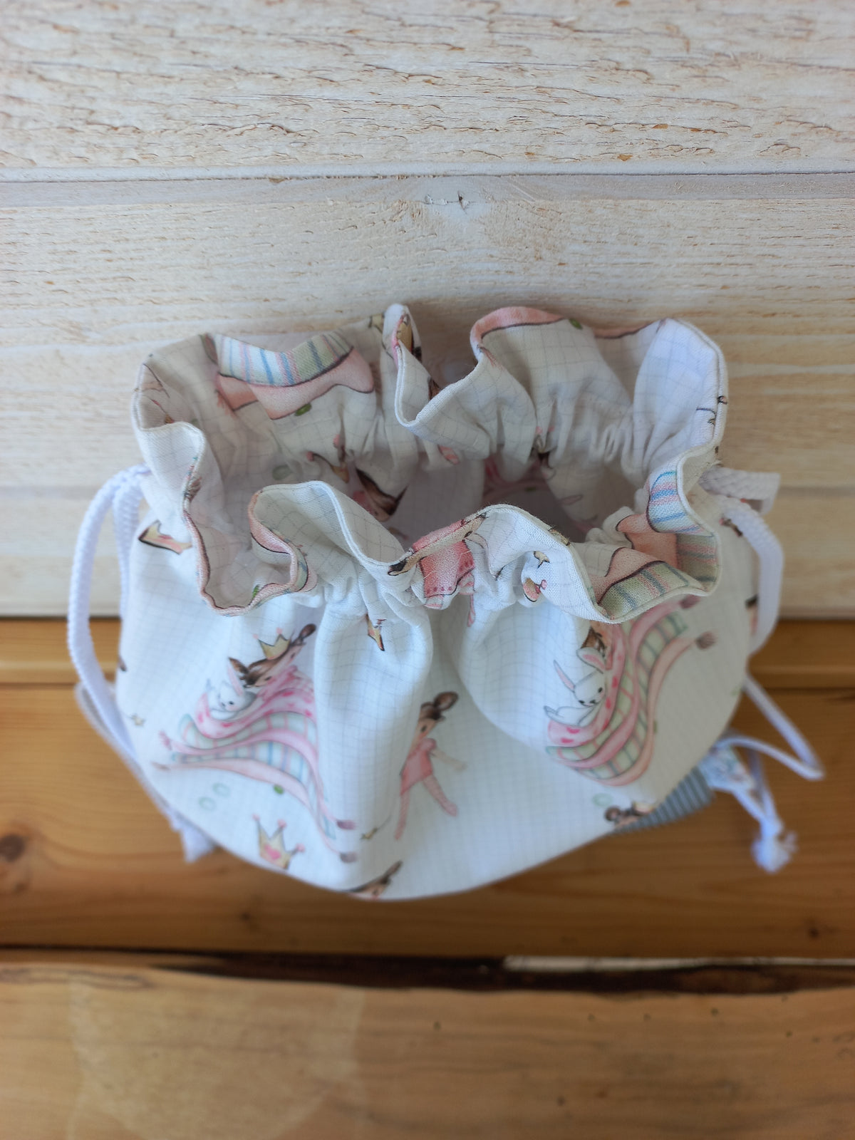 Sac à dos / Sac pochon bébé et fille princesses fées